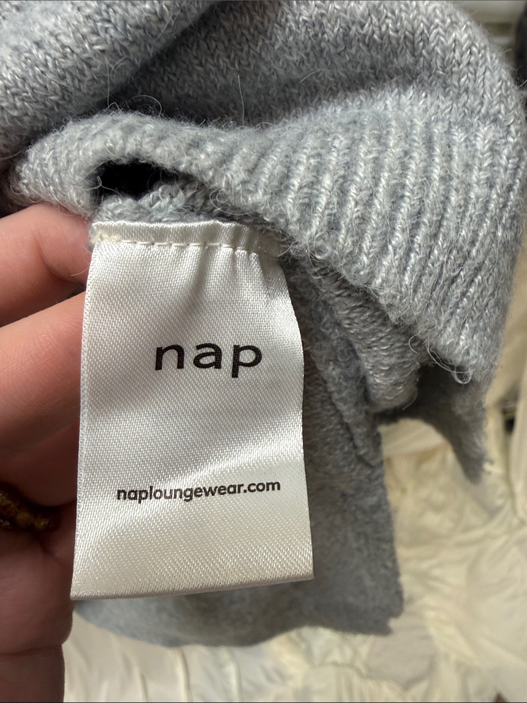 Nap Loungewear - Grey Sweater (Size:S) — image 4 of 5